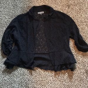 Black cardigan